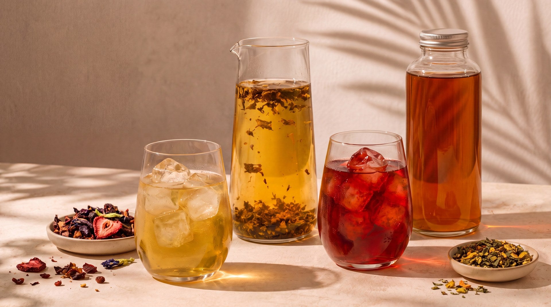 The four Menjunjes blends cold-brewed over ice