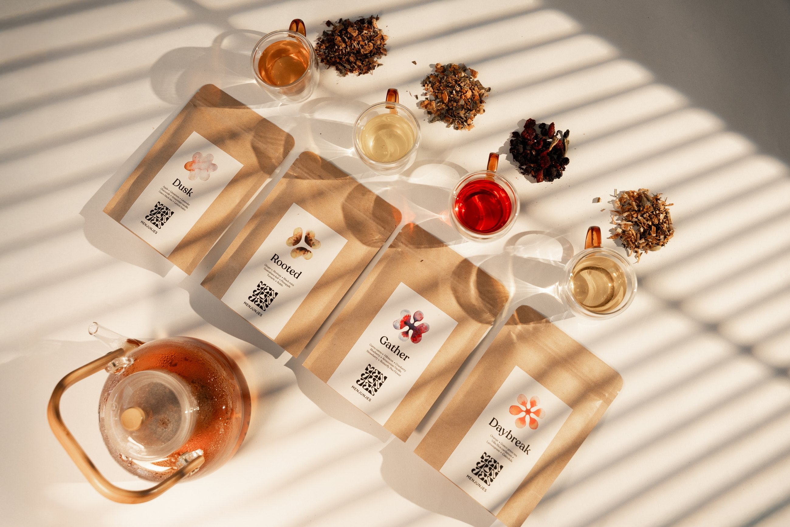 Menjunjes — all four blends, the Discovery set