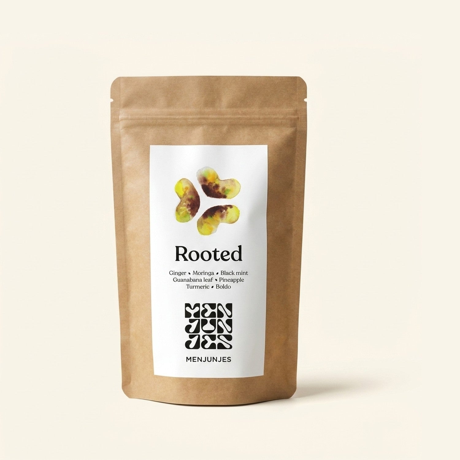 Menjunjes Rooted — studio product shot