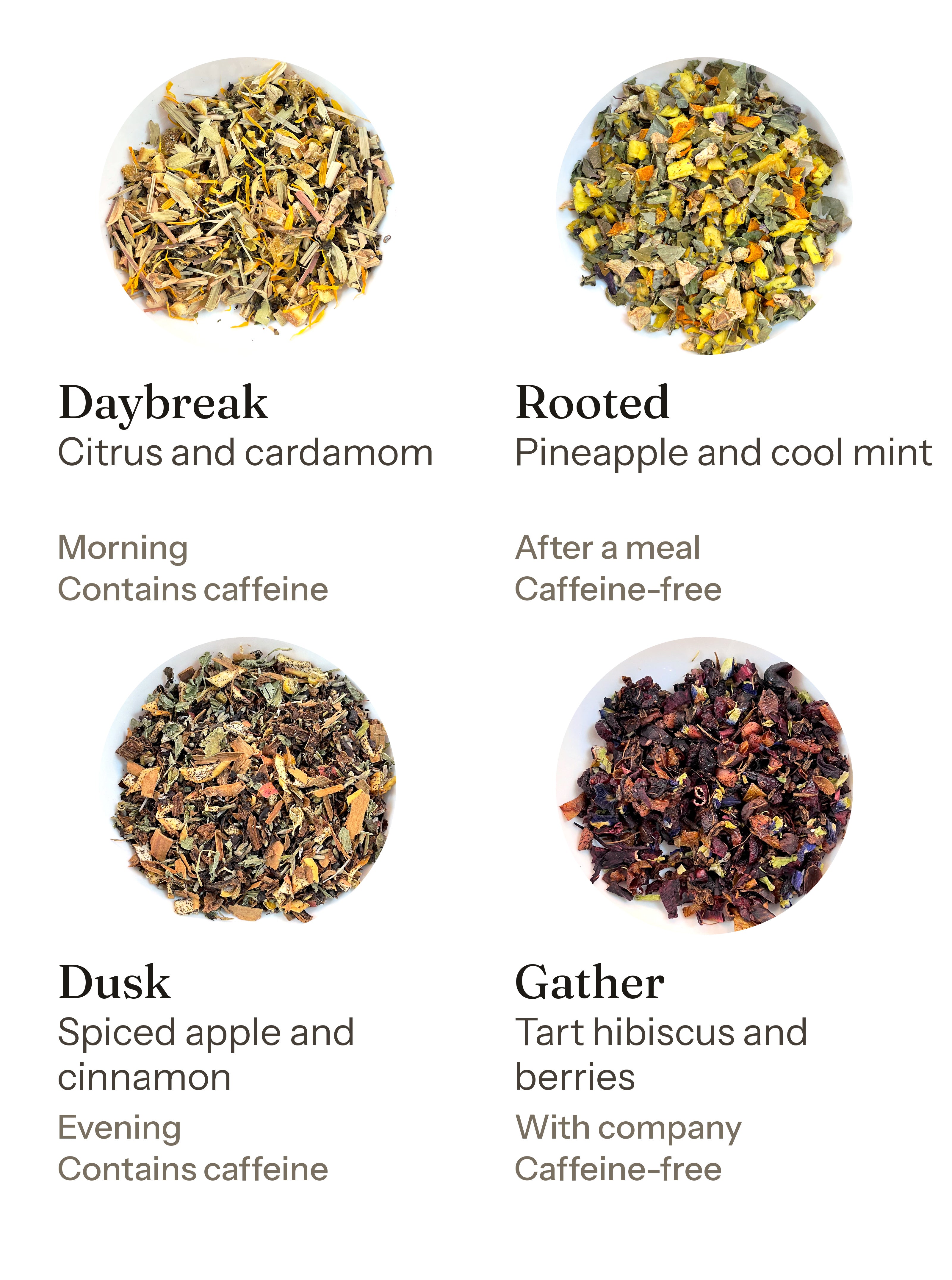 The Discovery Box: Four loose-leaf blends, blended in Peru | Menjunjes